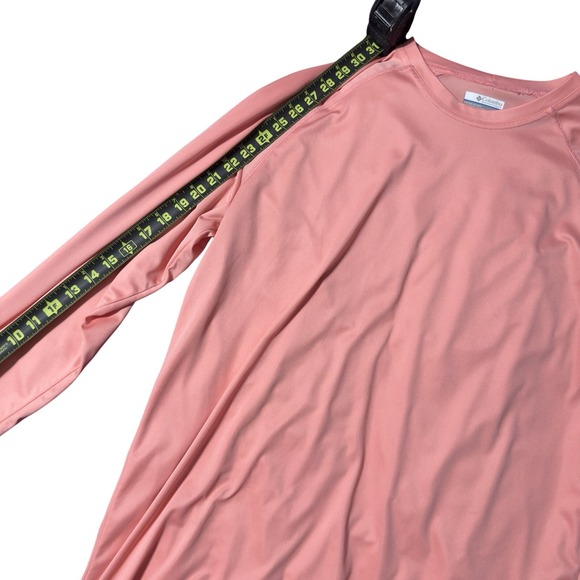 Columbia PFG Tidal Tee Long Sleeve Shirt Unisex Size L – Salmon UV Fishing Top - Picture 9 of 9